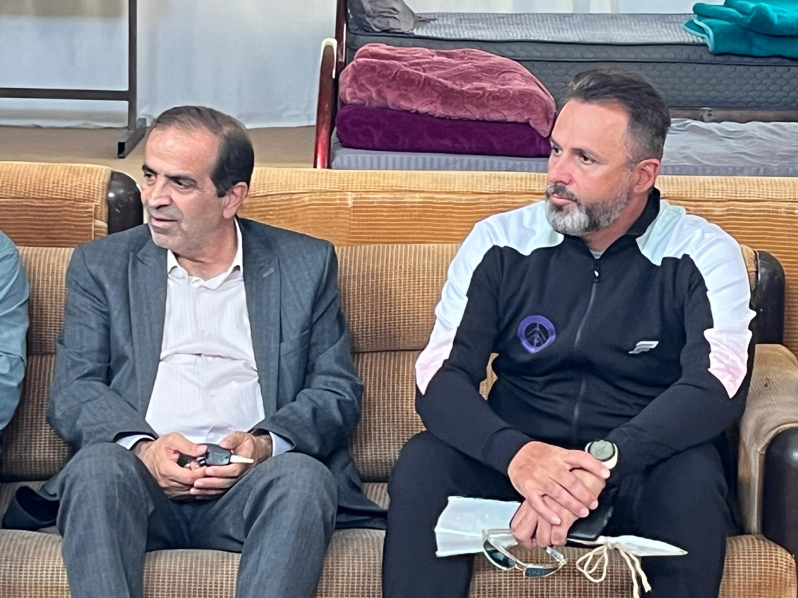 حضور سرپرست فدراسیون روئینگ در کمپ تیم ملی مردان