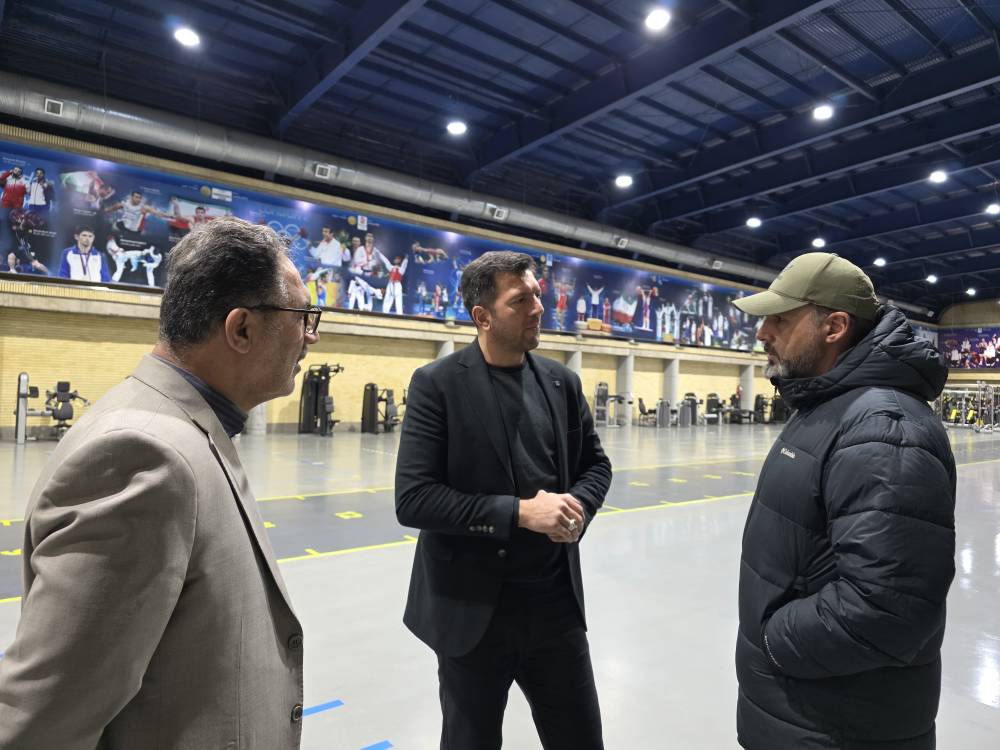 بازدید محسن شادی از تمرینات ملی‌پوشان روئینگ آقایان