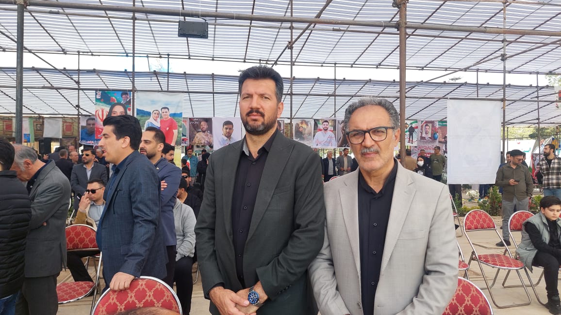 حضور محسن شادی رئیس فدراسیون روئینگ در مراسم تجلیل از خانواده‌های شهدای ورزشکار جنگ رمضان